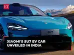 Xiaomi's SU7 EV car unveiled in India to mark decade-long presence