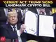 ‘Genius act named after me’: Trump signs first US stablecoin law